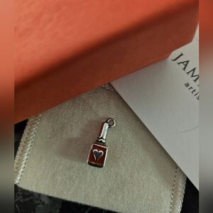 James Avery Silver Nail Polish Bottle Charm